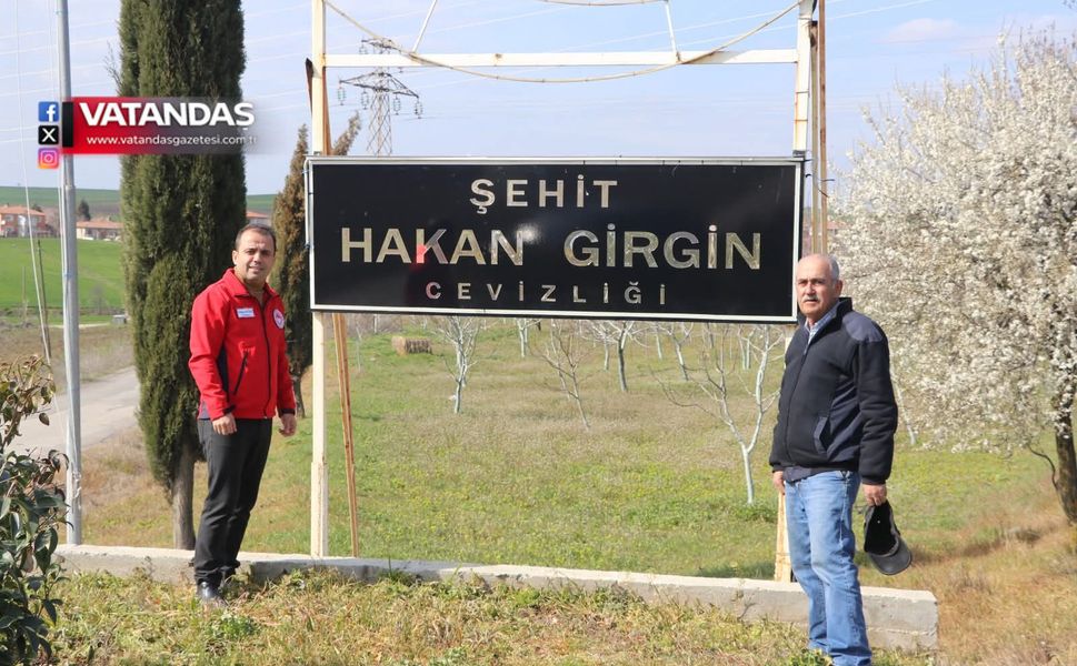 ŞEHİT HAKAN GİRGİN'İN ADI YAŞATILIYOR