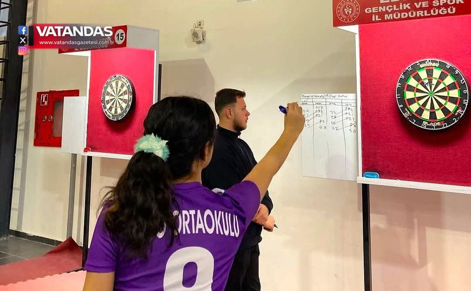 OKUL SPORLARI DART HEYECANI SONA ERDİ