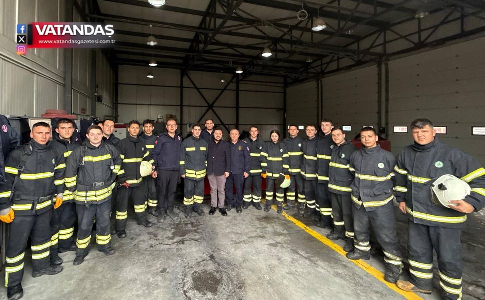 YAZGAN'DAN İTFAİYECİLERE DESTEK ZİYARETİ