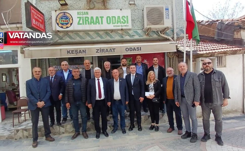 CHP'DEN KEŞAN'DA ZİYARET YAĞMURU