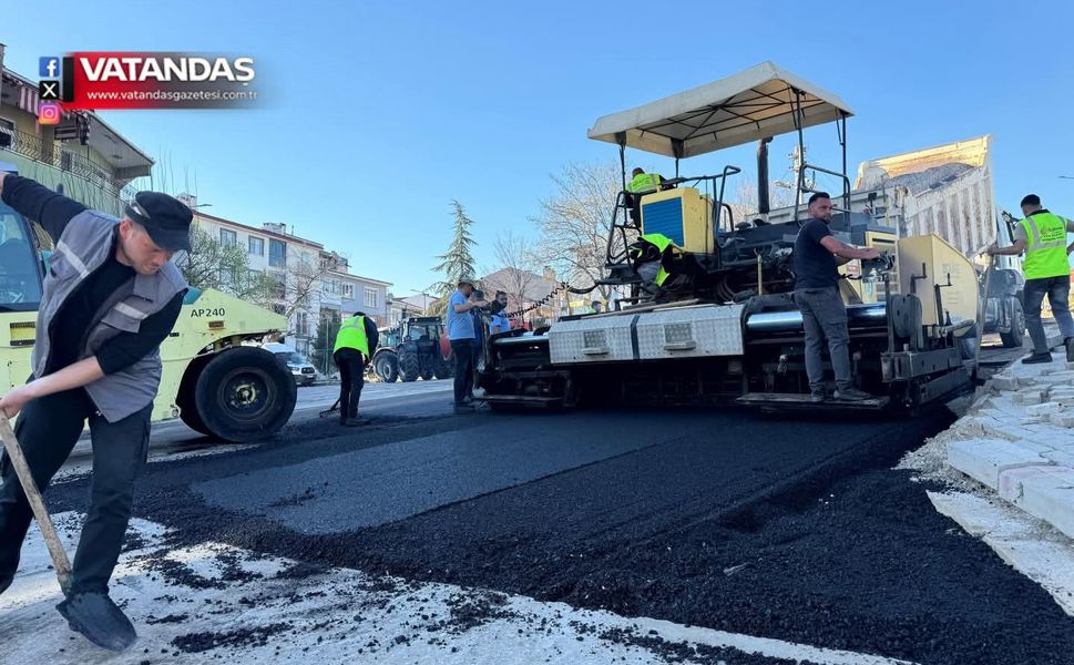 ASFALTLAMA ÇALIŞMALARI BAŞLADI