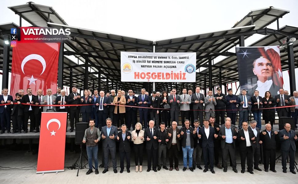 TRAKYA'NIN EN BÜYÜK HAYVAN PAZARI AÇILDI