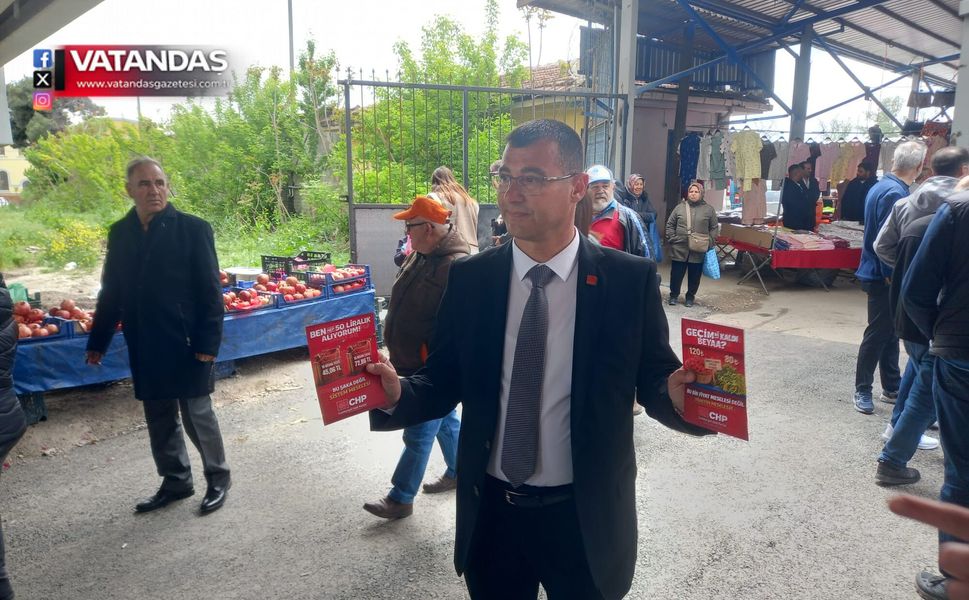 AKGÜNGÖR, BALKAN PAZARI'NDA BROŞÜR DAĞITTI