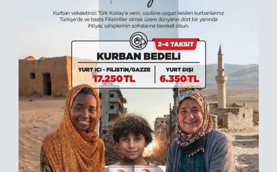 KIZILAY'DAN KURBAN BAĞIŞI ÇAĞRISI