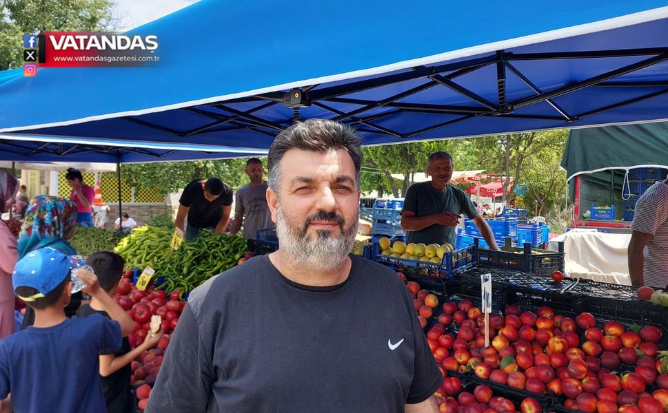 EDİRNE PAZARINDA YAZ BEREKETİ