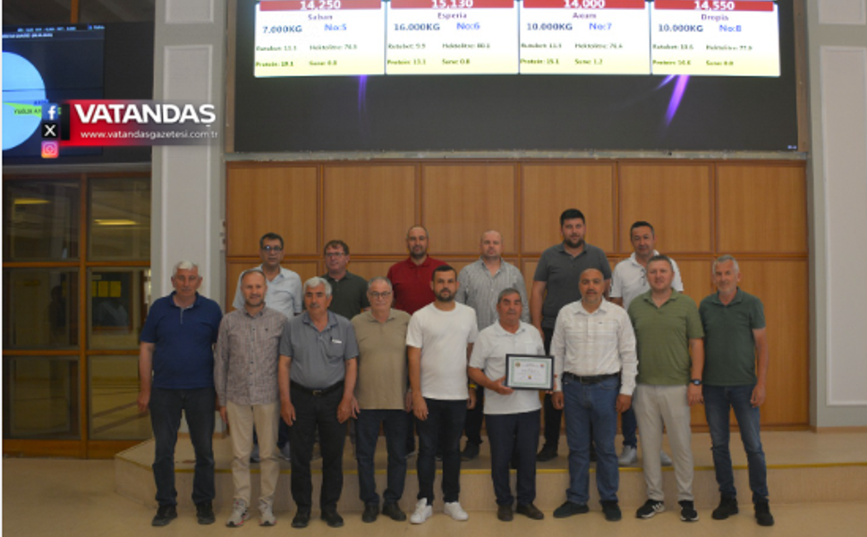 YENİ SEZONUN İLK ARPASI ETB’DE SATILDI