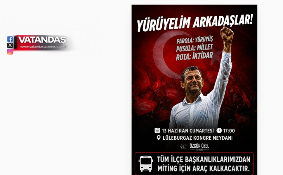CHP EDİRNE’DEN LÜLEBURGAZ ÇIKARMASI