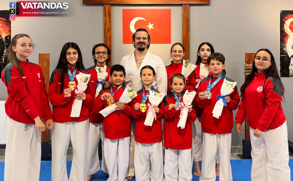 KARATE'DE 5 MADALYA, 5 BÜYÜK GURUR
