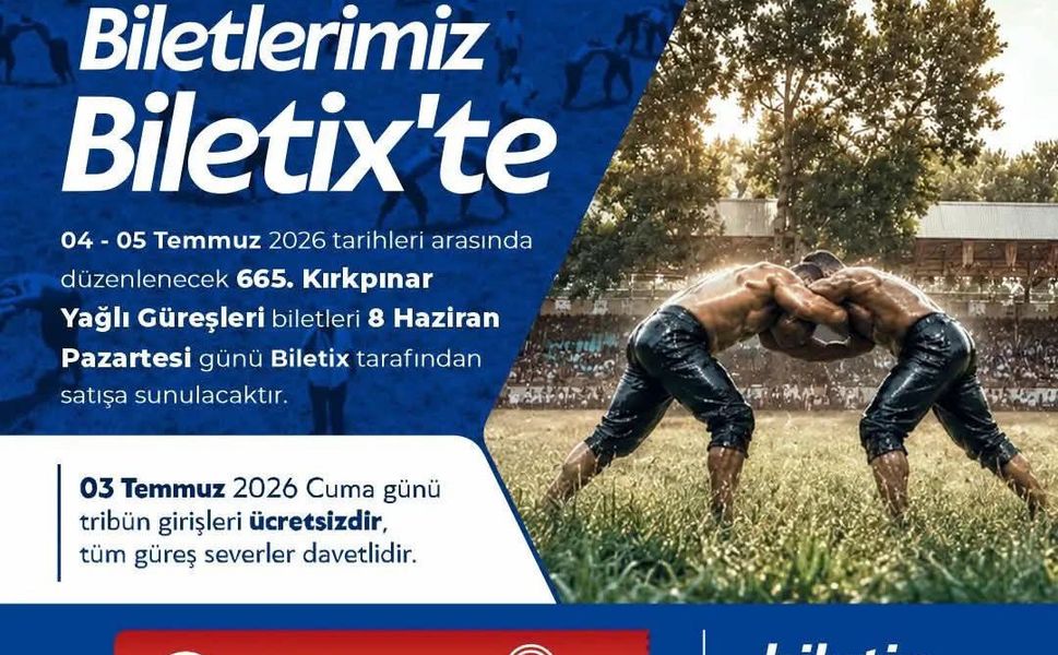 KIRKPINAR BİLETLERİ SATIŞA ÇIKIYOR