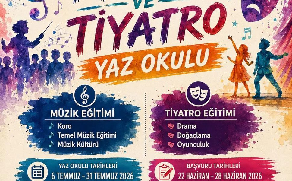 BELEDİYEDEN MÜZİK VE TİYATRO OKULU