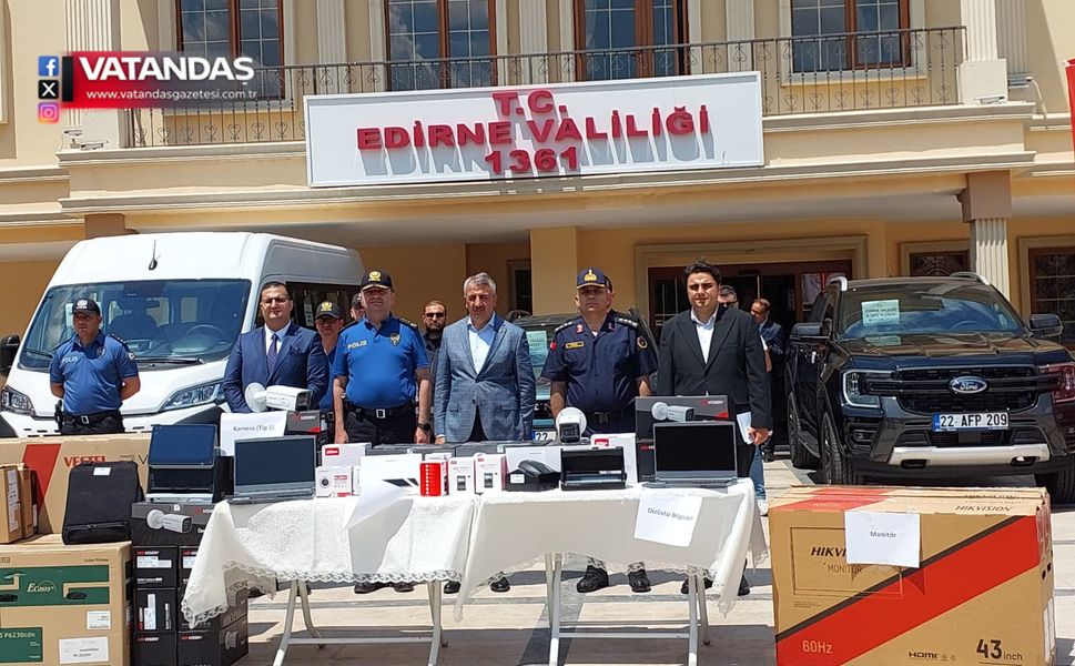 SINIR GÜVENLİĞİNE 1,73 MİLYON EUROLUK DESTEK