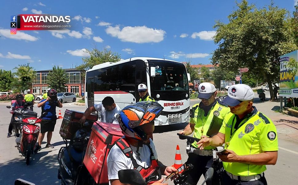 MOTOSİKLET KAZALARINA KARŞI SIKI DENETİM