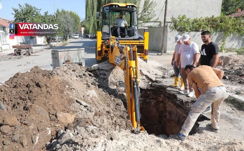 İÇME SUYU HATLARI YENİLENİYOR