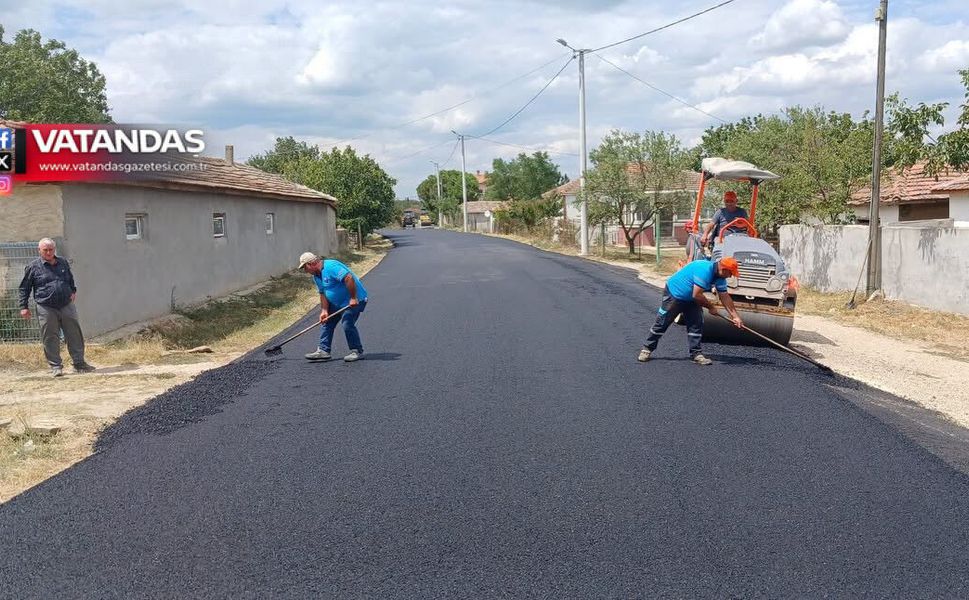 ORHANİYE KÖYÜNDE ASFALT ÇALIŞMASI TAMAMLANDI