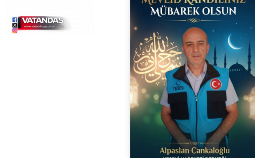 CANKALOĞLU’NDAN MEVLİT KANDİLİ MESAJI