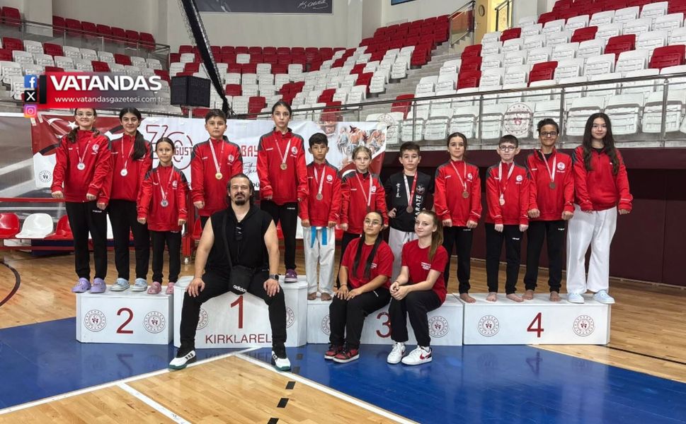 EDİRNE KUTLU SPOR KULÜBÜ 14 MADALYAYLA DÖNDÜ