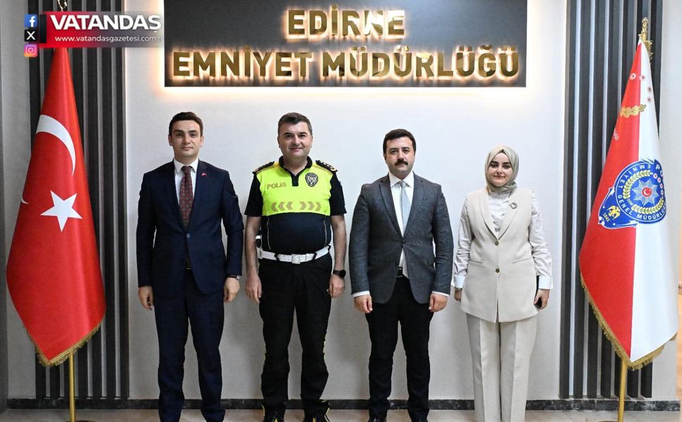 KAYMAKAMLAR EMNİYET MÜDÜRÜ AYHAN'LA GÖRÜŞTÜ