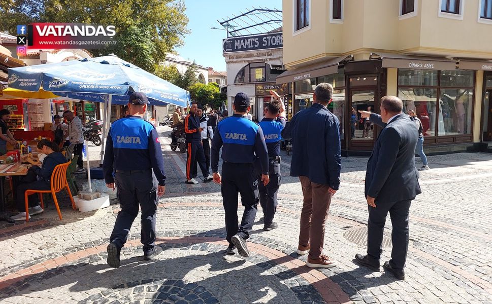 SARAÇLAR CADDESİ’NDE ZABITA DENETİMİ