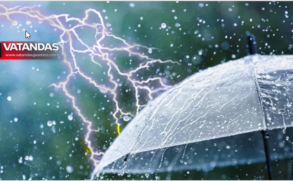 METEOROLOJİ'DEN EDİRNE İÇİN KUVVETLİ YAĞIŞ UYARISI