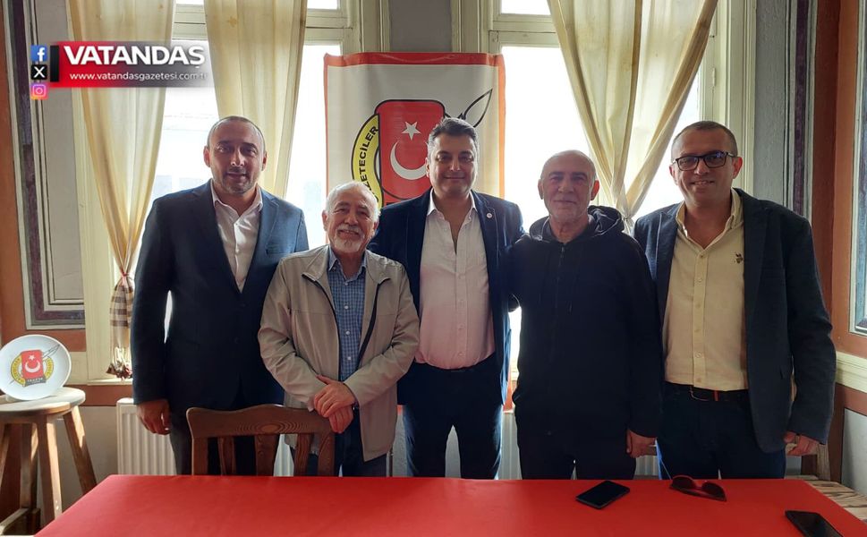 ALP ÜZMEN’DEN GAZETECİLERE ZİYARET