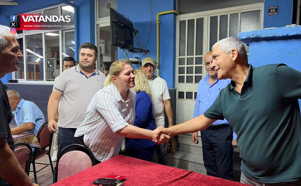 CHP’LİLER HALKLA BULUŞTU, SORUN DİNLEDİ