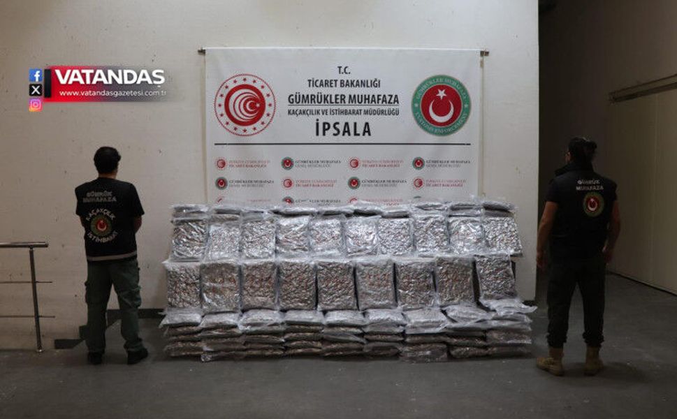 İPSALA VE HAMZABEYLİ’DE 174 KİLOGRAM UYUŞTURUCU ELE GEÇİRİLDİ