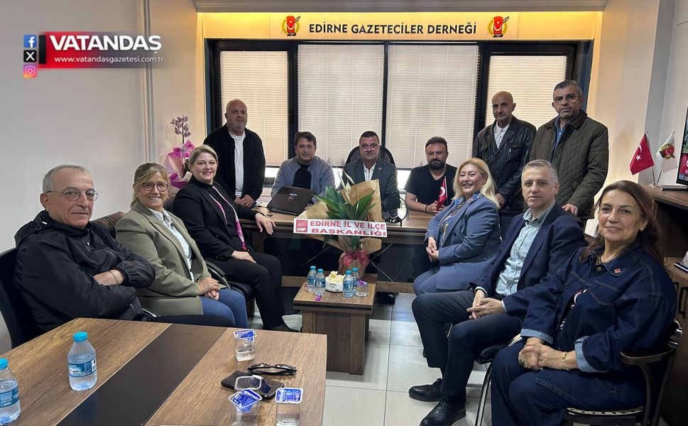 CHP EDİRNE İL YÖNETİMİNDEN EGD’YE ZİYARET