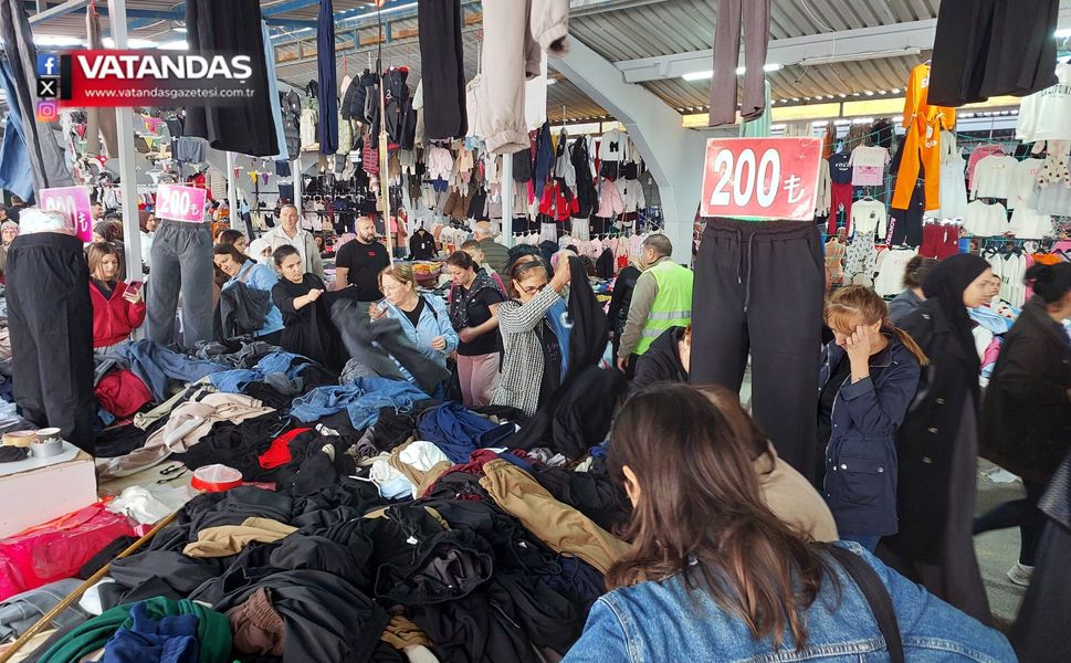 BULGARLAR KIŞLIK ALIŞVERİŞE BAŞLADI