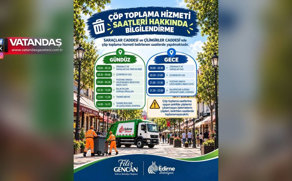 SARAÇLAR VE ÇEVRESİNDE YENİ ÇÖP TOPLAMA DÜZENİ BAŞLIYOR