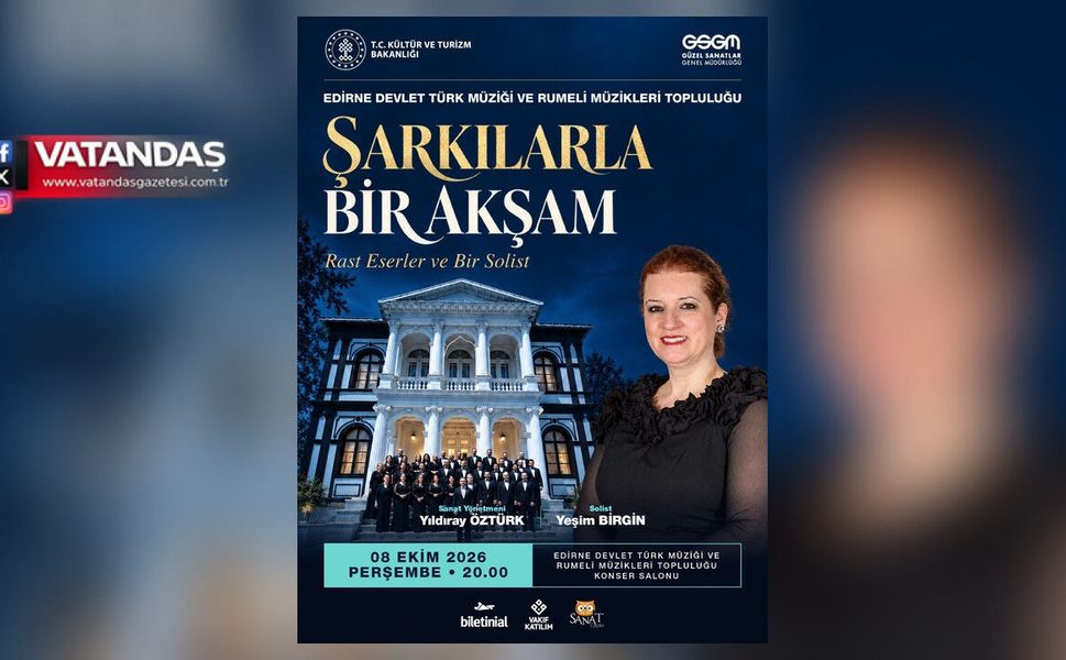 “ŞARKILARLA BİR AKŞAM” KONSERİ