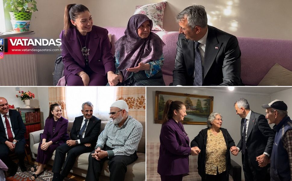 VALİ SEZER VE EŞİNDEN YAŞLILARA ANLAMLI ZİYARET