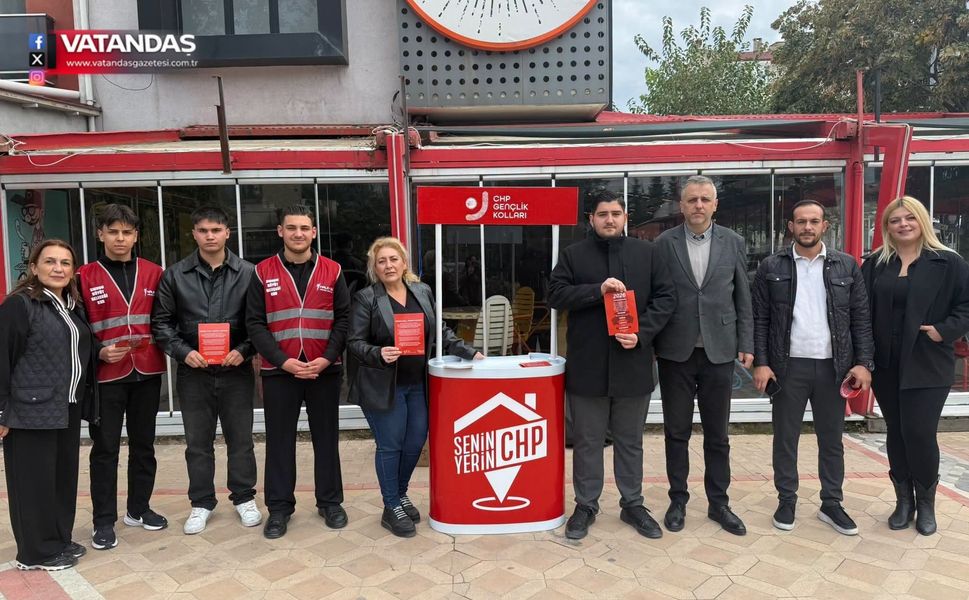 CHP’Lİ GENÇLERDEN ÖRNEK DAVRANIŞ