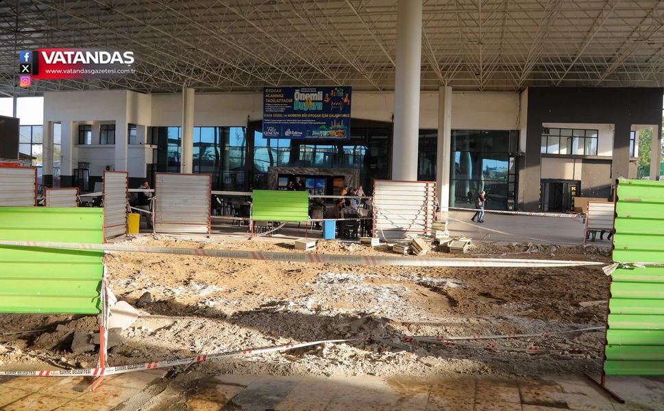EDİRNE OTOGARI’NDA KAPSAMLI YENİLEME ÇALIŞMALARI SÜRÜYOR