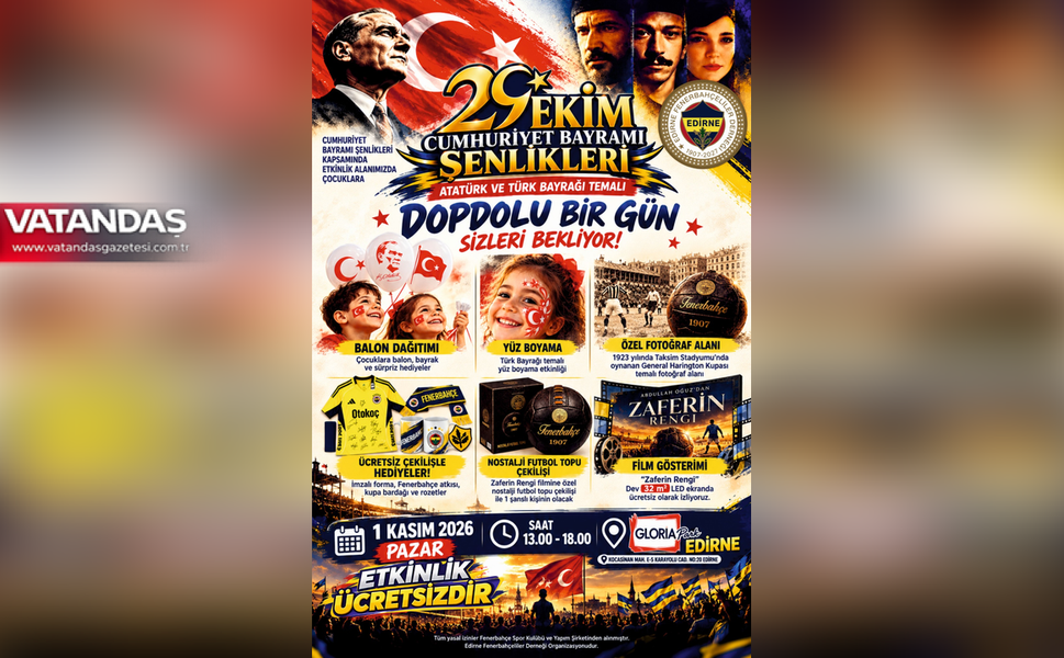 FENERBAHÇE’DEN CUMHURİYET’E ÖZEL ETKİNLİK!