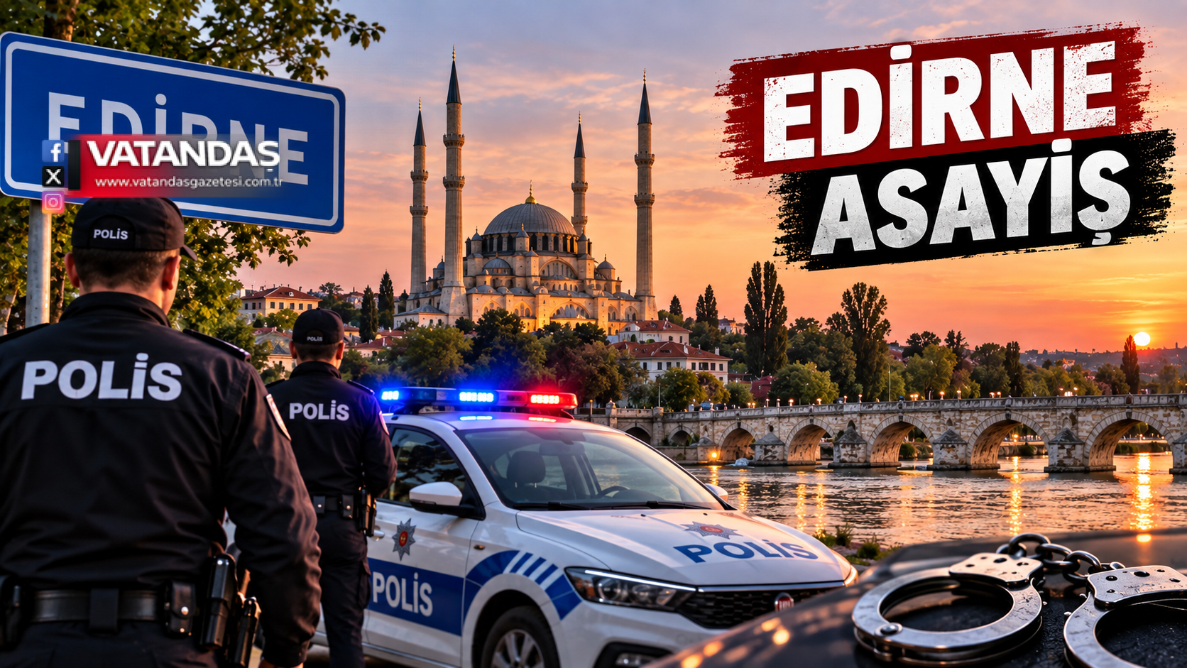 EDİRNE’DE ASAYİŞ: KAVGA, YORGUN MERMİ VE ALKOLLÜ SÜRÜCÜLER