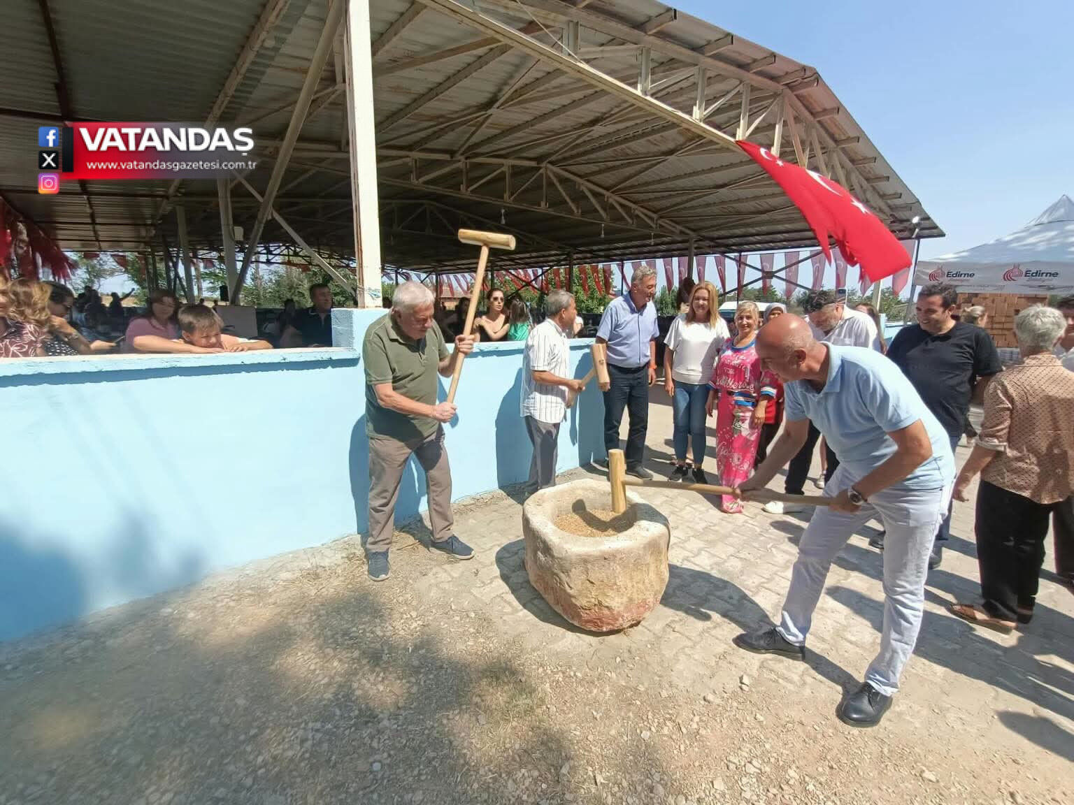 KÖŞENÇİFTLİĞİNDE GELENEK YAŞATILDI